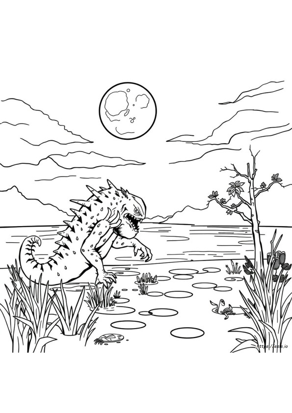 Creatura Della Laguna Nera: Pagine Da Colorare