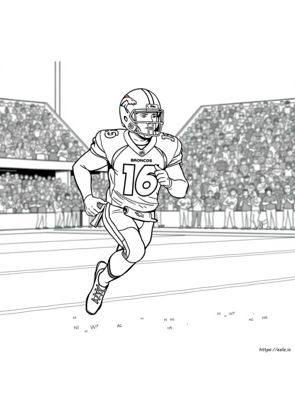 Broncos Colouring In