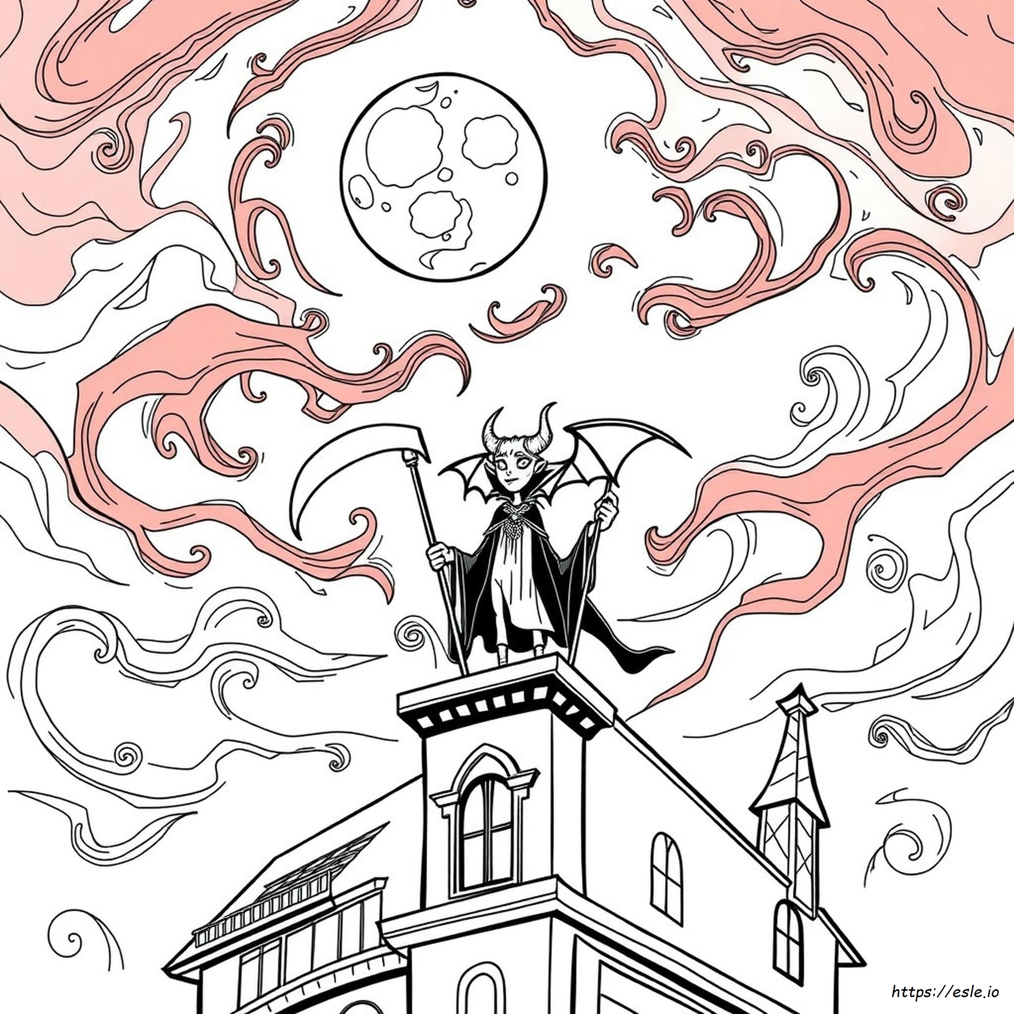 Niffty Hazbin Hotel Coloring Pages