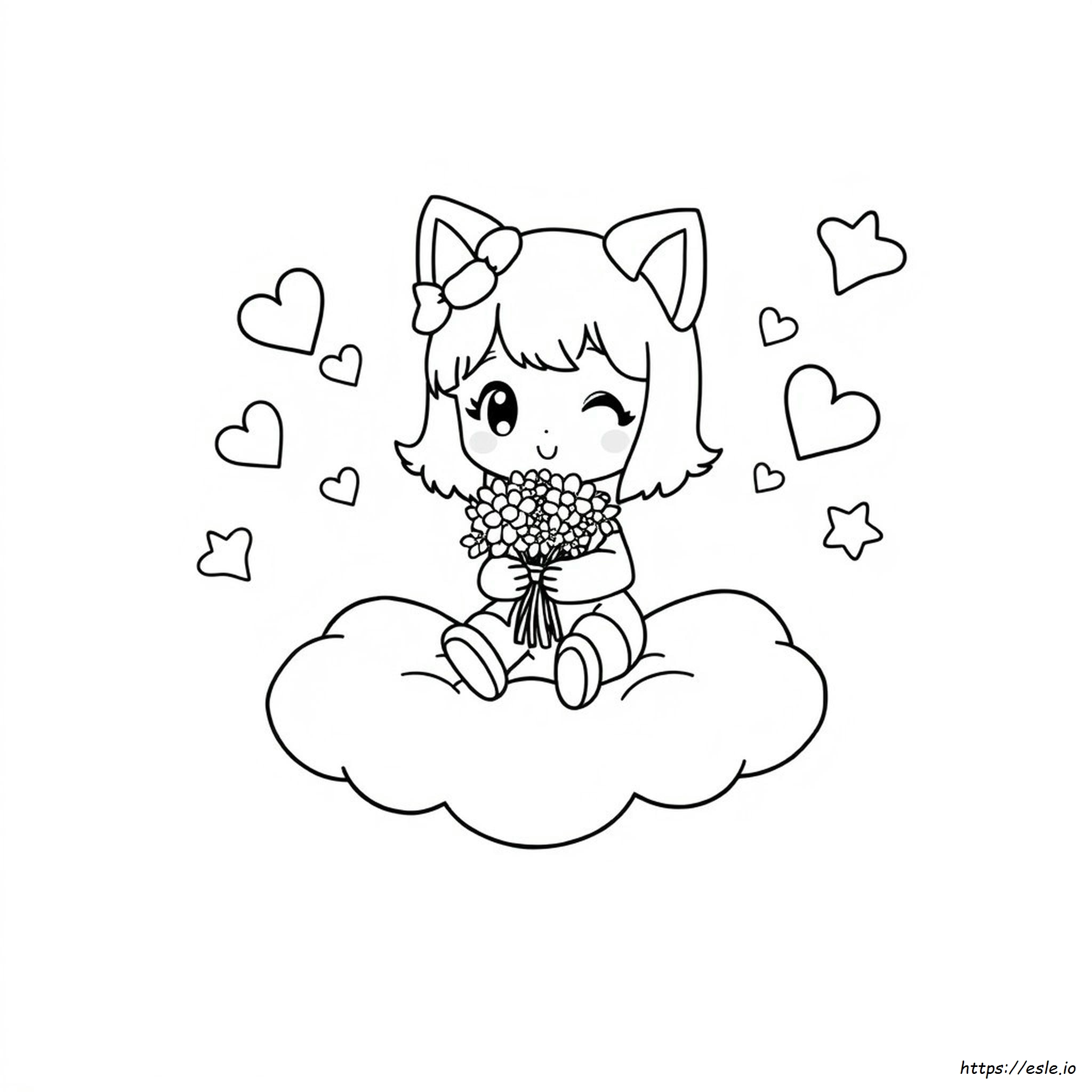 Kuromi Para Colorear Imprimible