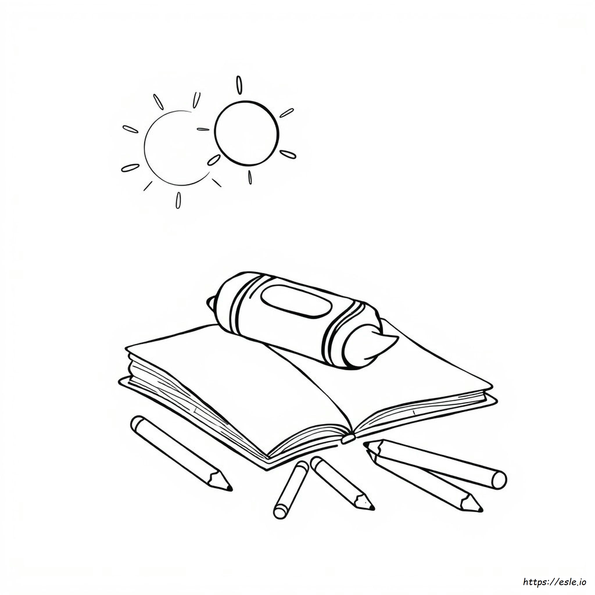 Coloring Picture Of Crayon