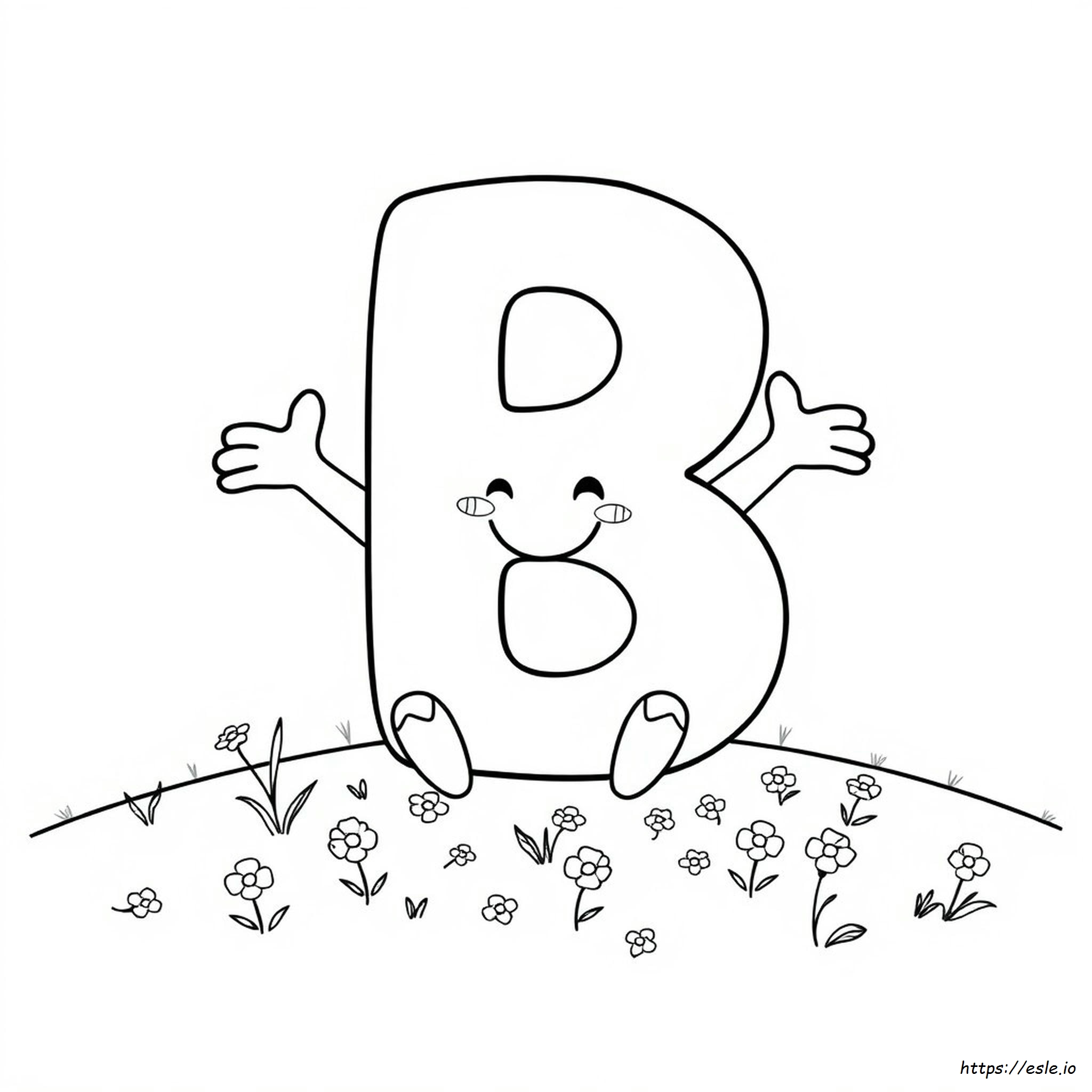 Letter B Coloring Pages