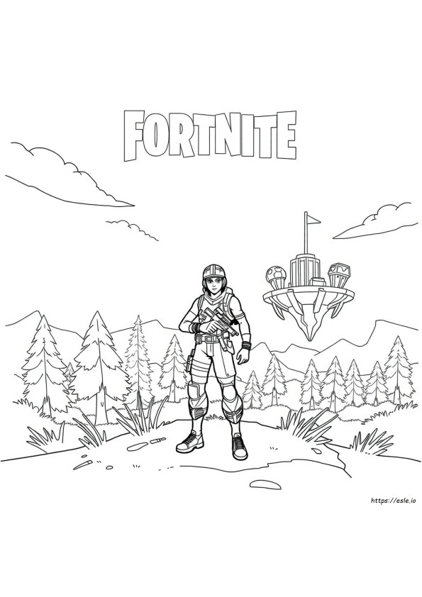 Fortnite Ausmalbilder Zum Ausdrucken