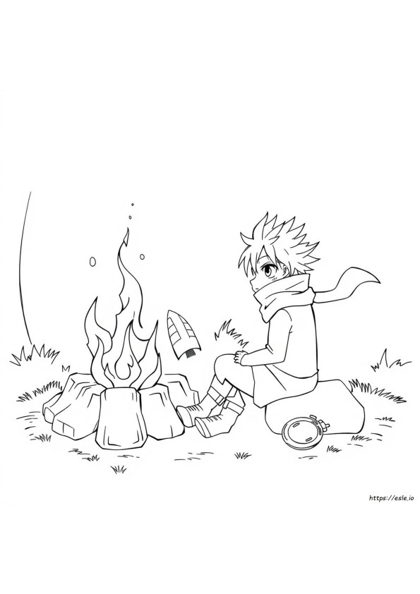 Natsu Fairy Tail Kleurplaten