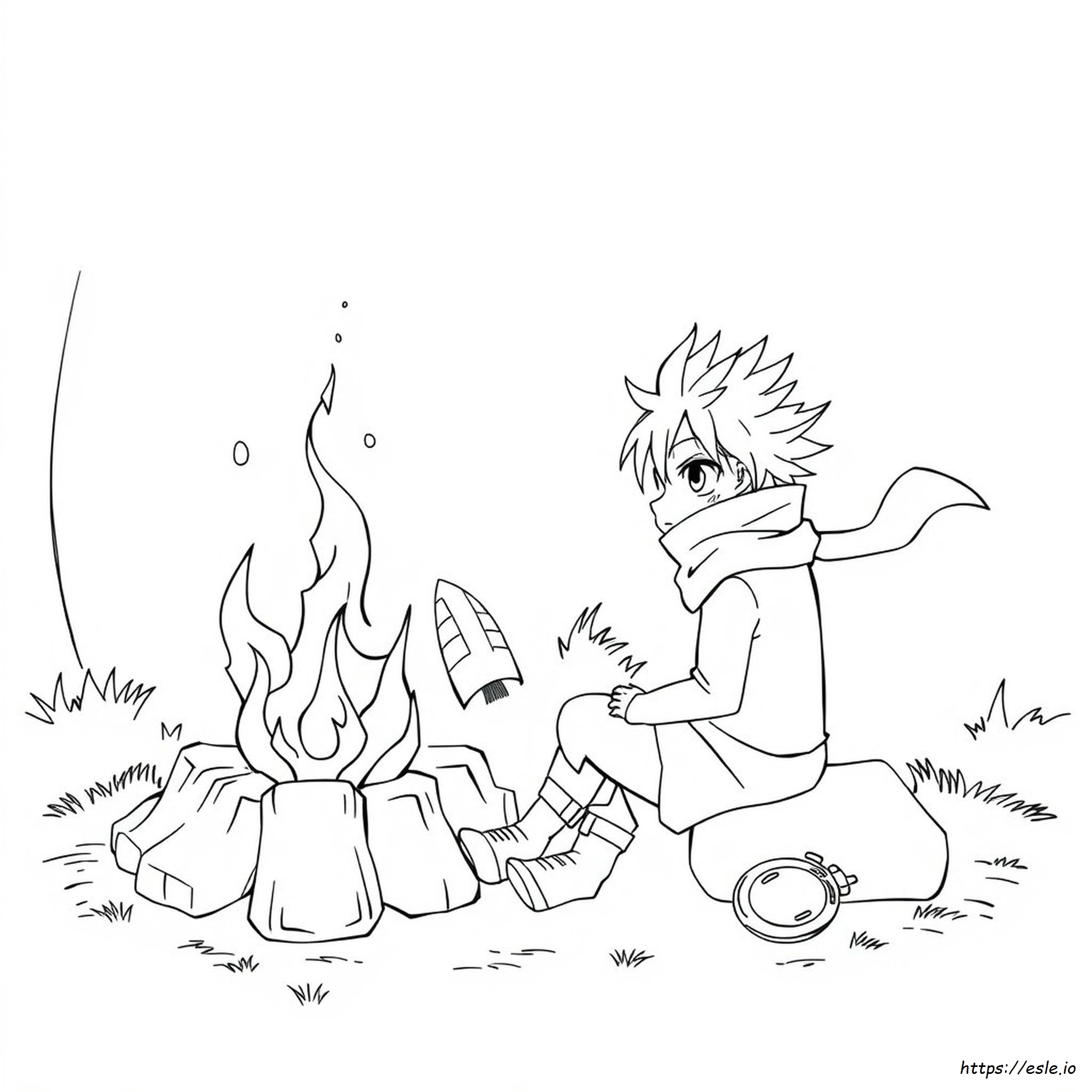 Natsu Fairy Tail Coloring Pages