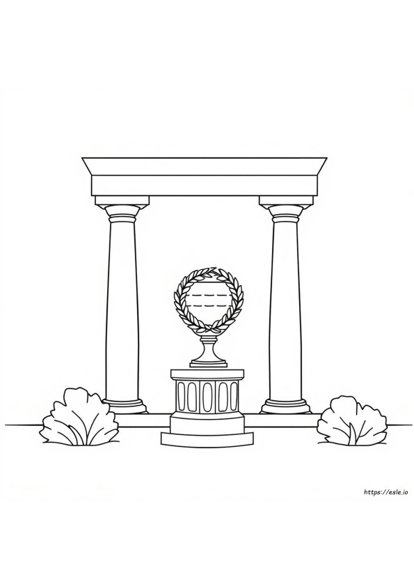 古代ギリシャ 塗り絵 無料