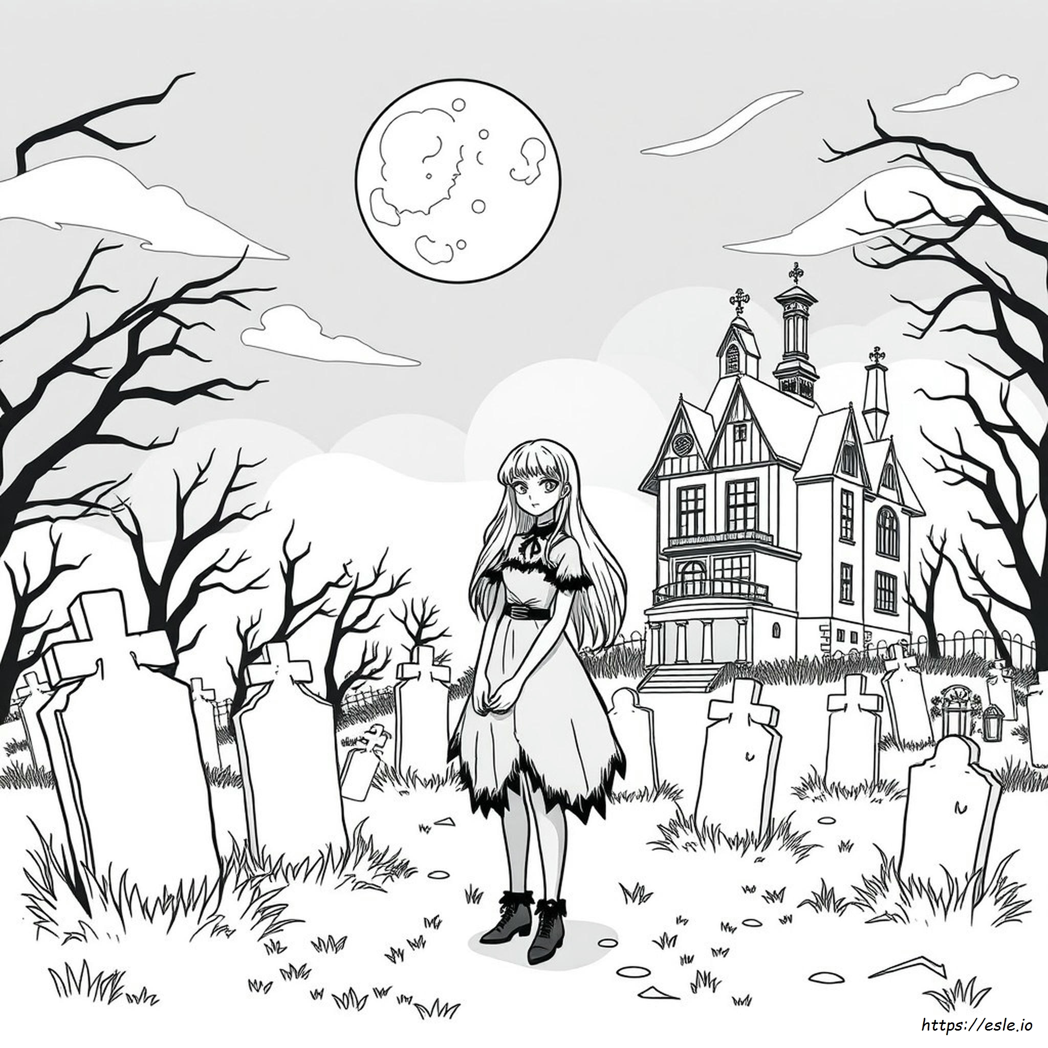 Goth Coloring Pages For Adults
