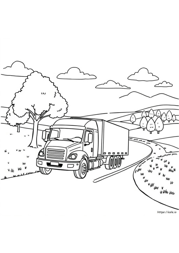 Truck Coloring Pages For Adults