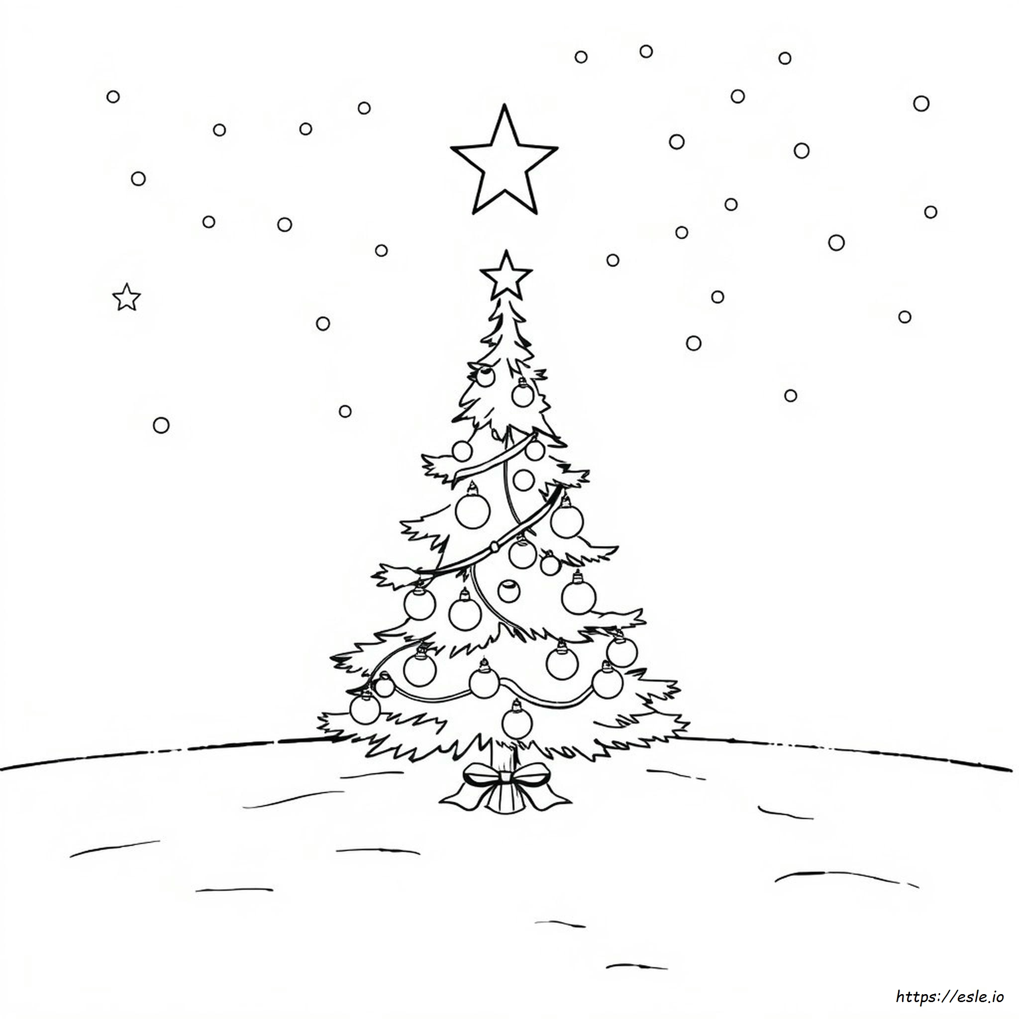 Páginas Para Colorear De Navidad Con Líneas Gruesas