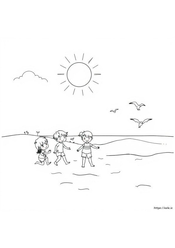 Disegni Da Colorare Per Le Vacanze Estive