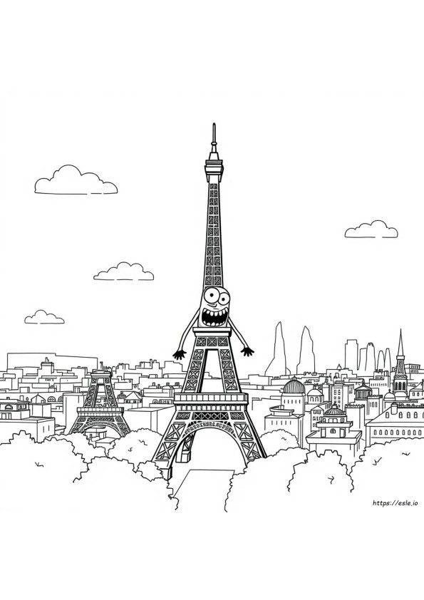 Un Mostro A Parigi Disegni Da Colorare