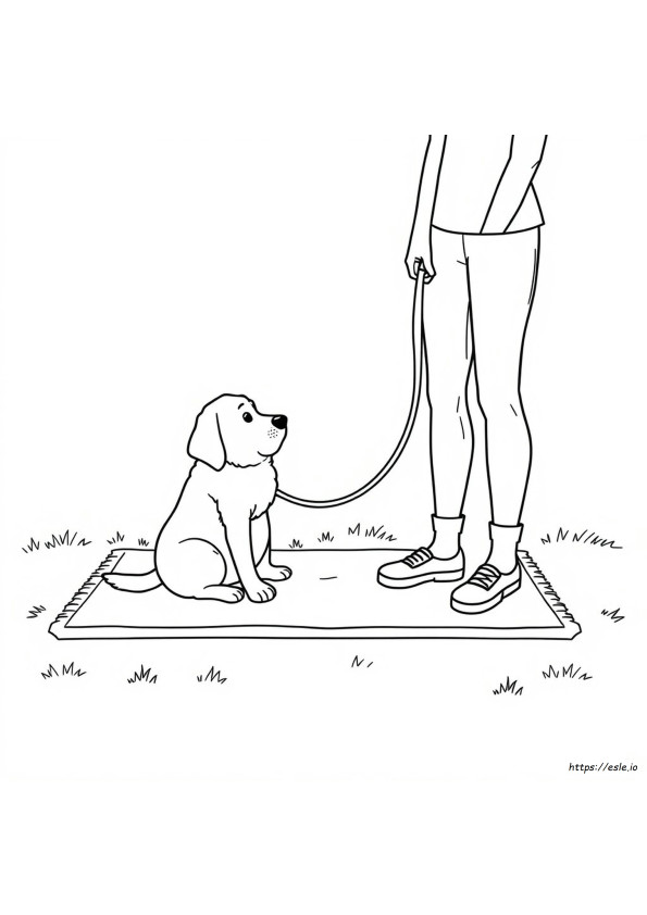 Printable Obedience Coloring Page