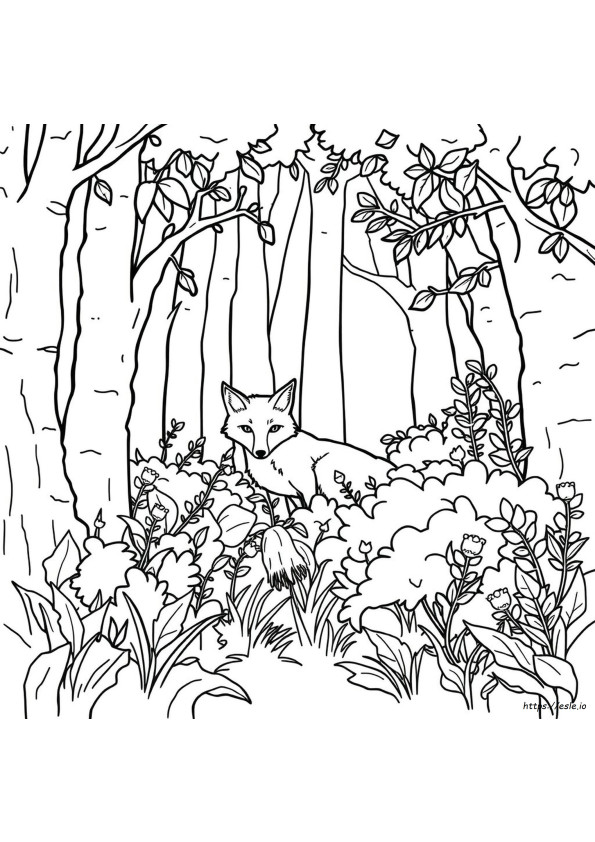 Hidden Animal Camouflage Coloring Pages Printable