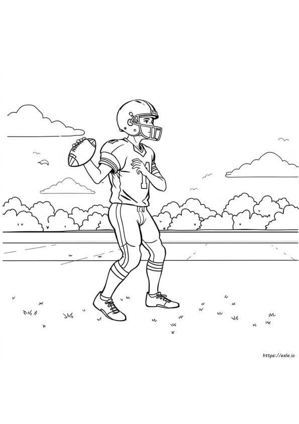 Football-Karten Ausmalbilder