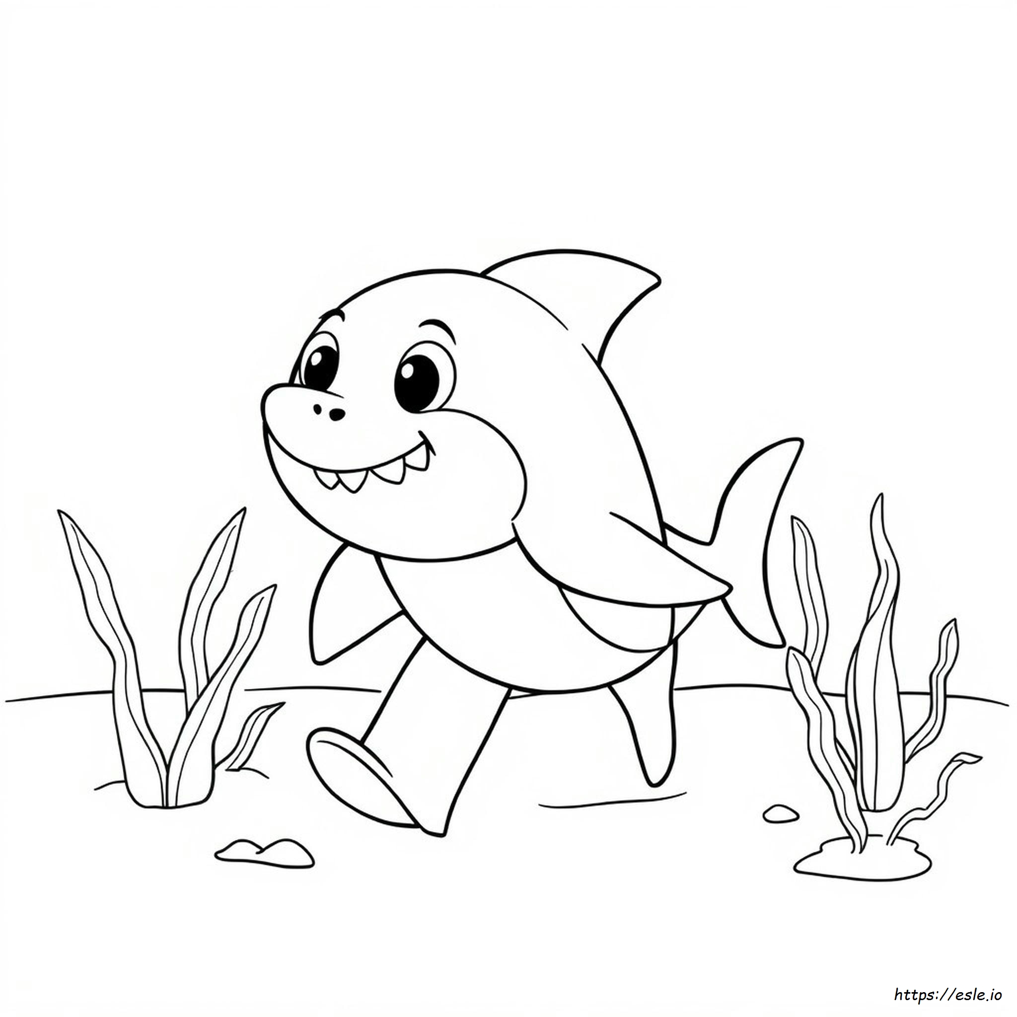 Dibujos De Baby Shark Para Imprimir Y Colorear