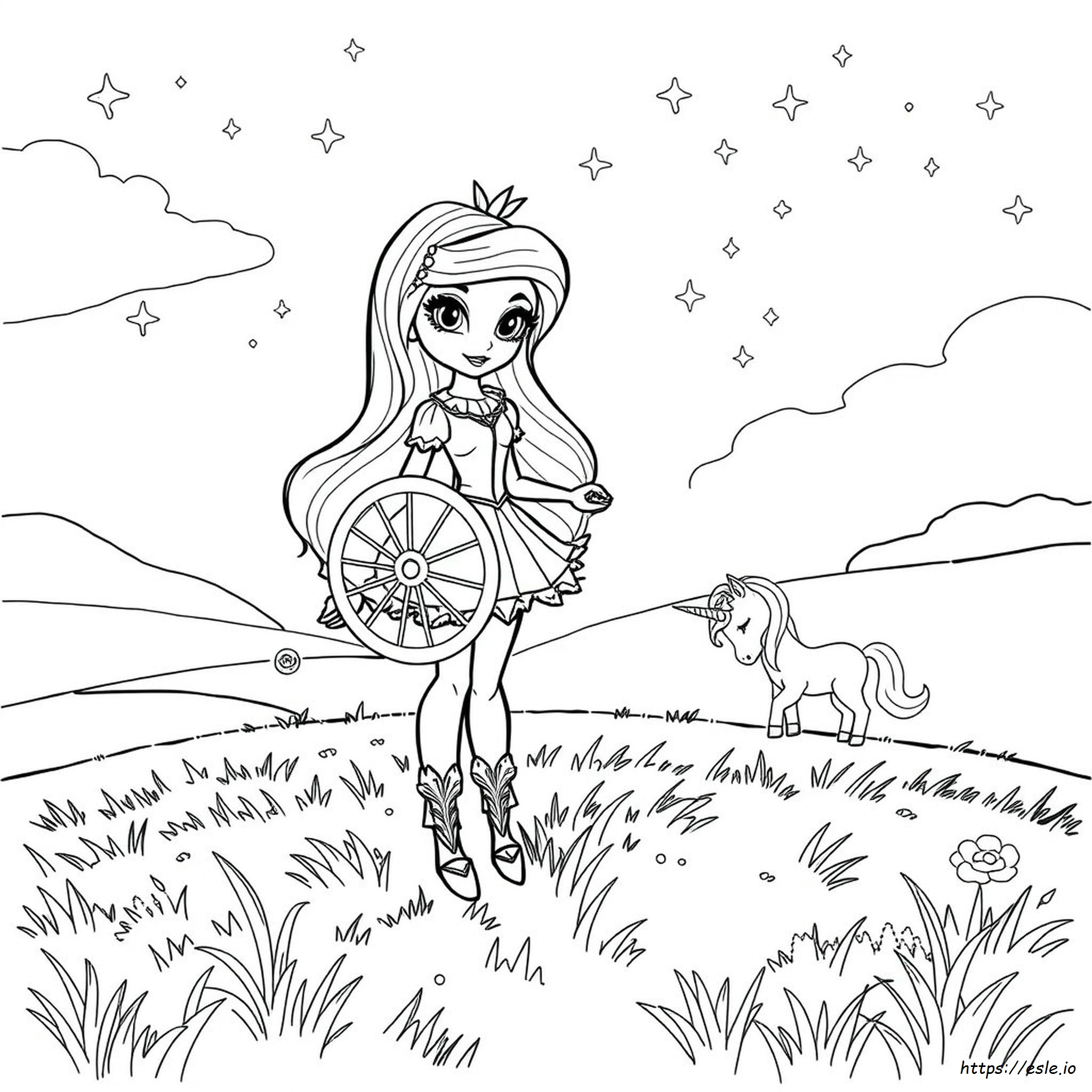 Ever After High Coloring Pages Darling Charming