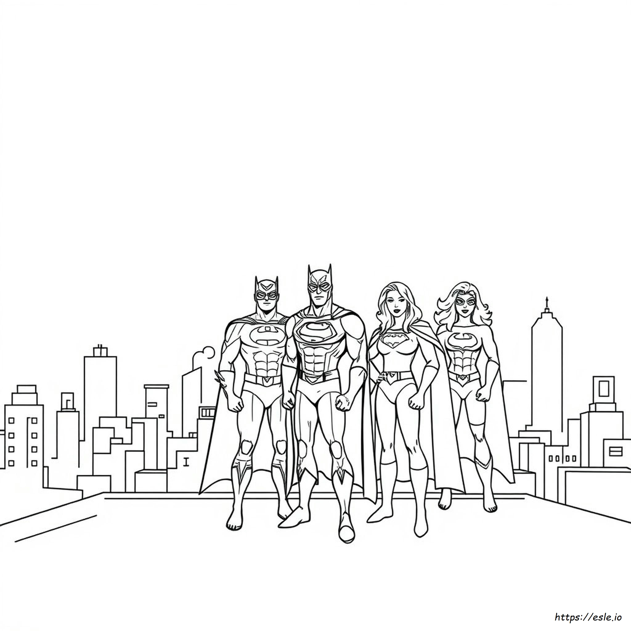 Jla Ausmalbilder