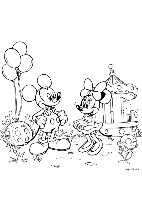 Desene De Colorat Cu Disney Zombies