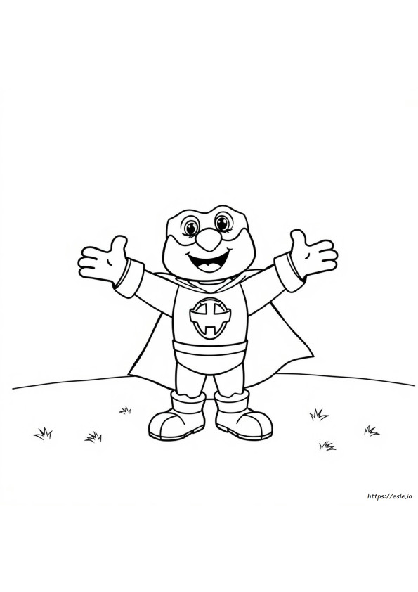 Super Grover Da Colorare
