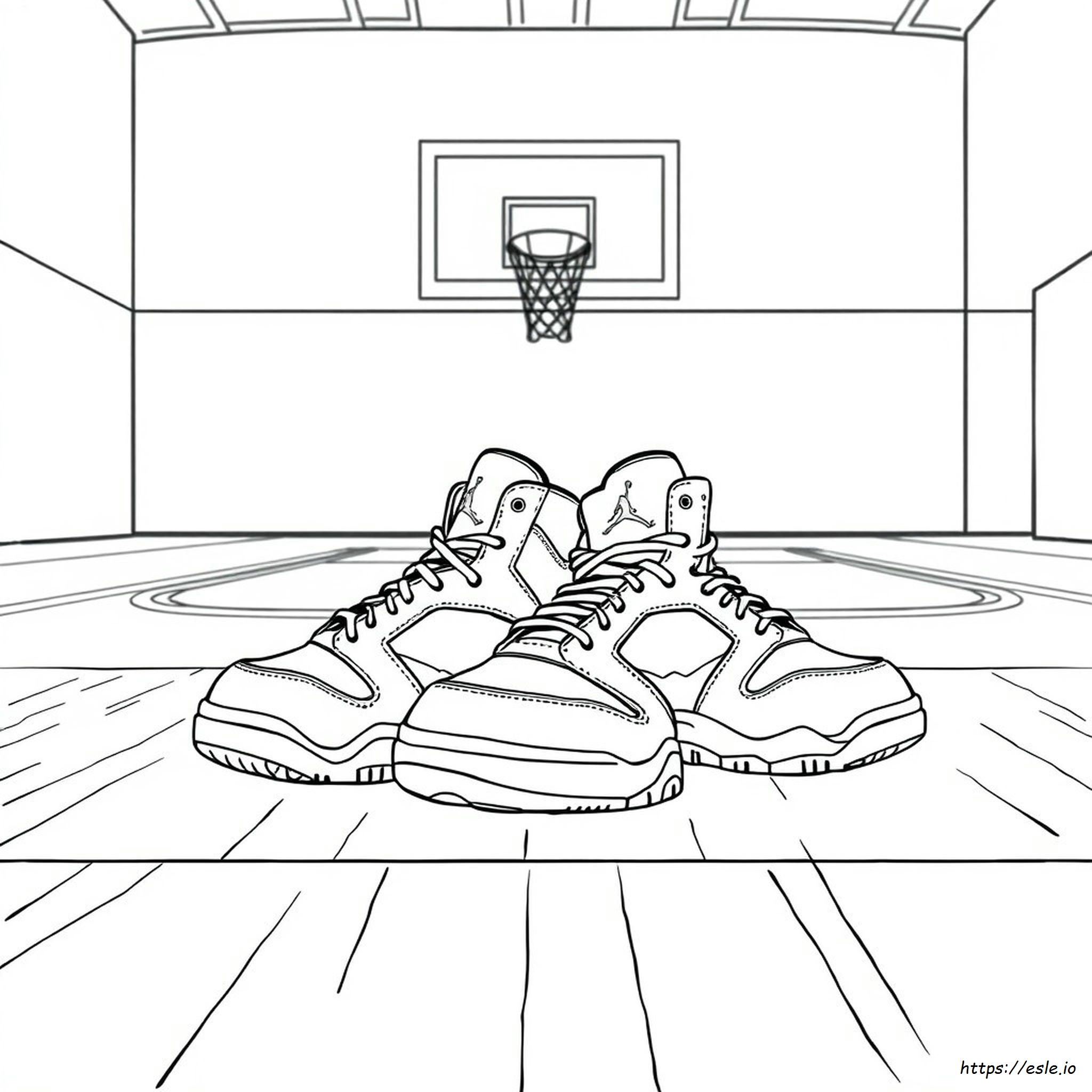 Michael Jordan Shoes Coloring Pages