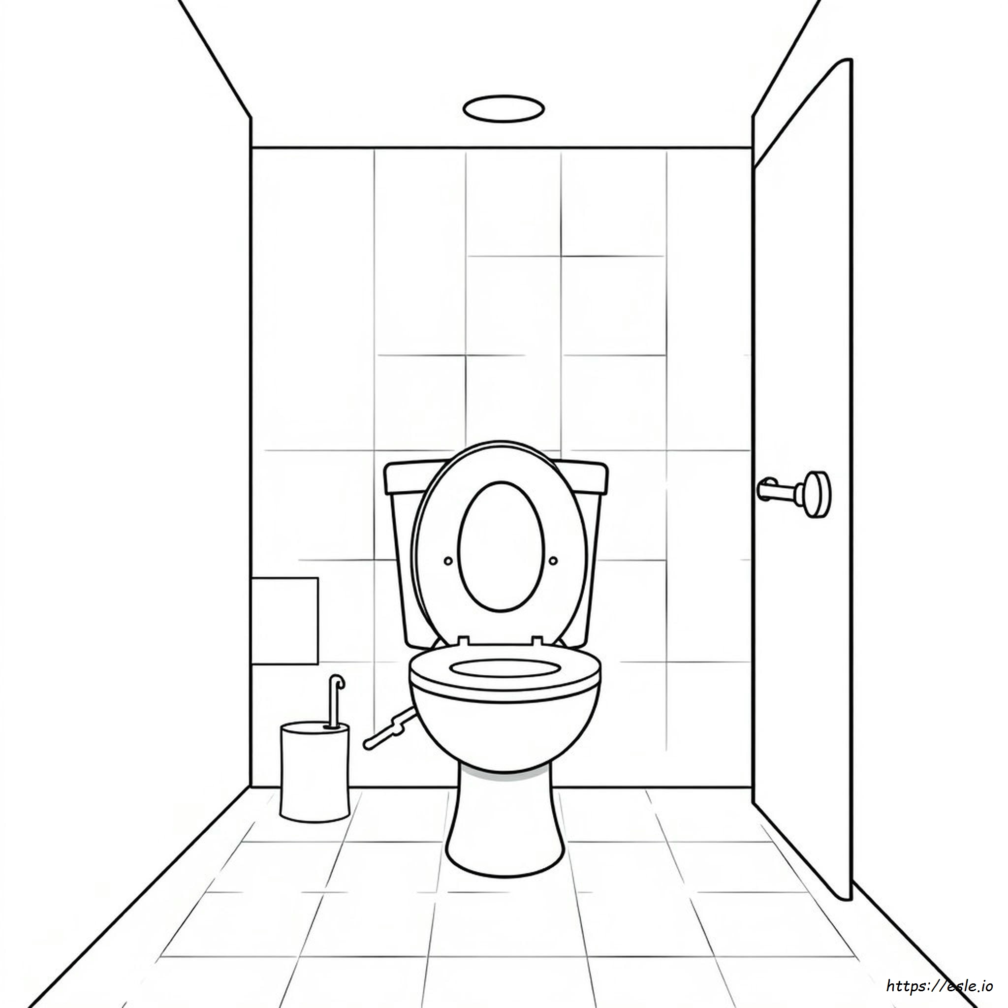 Coloriage Toilettes À Imprimer