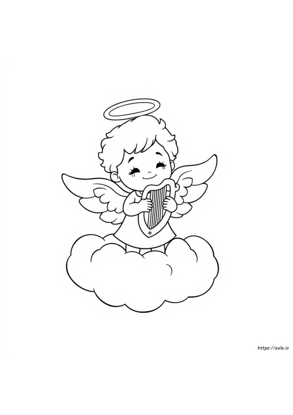 Angelito Para Colorear
