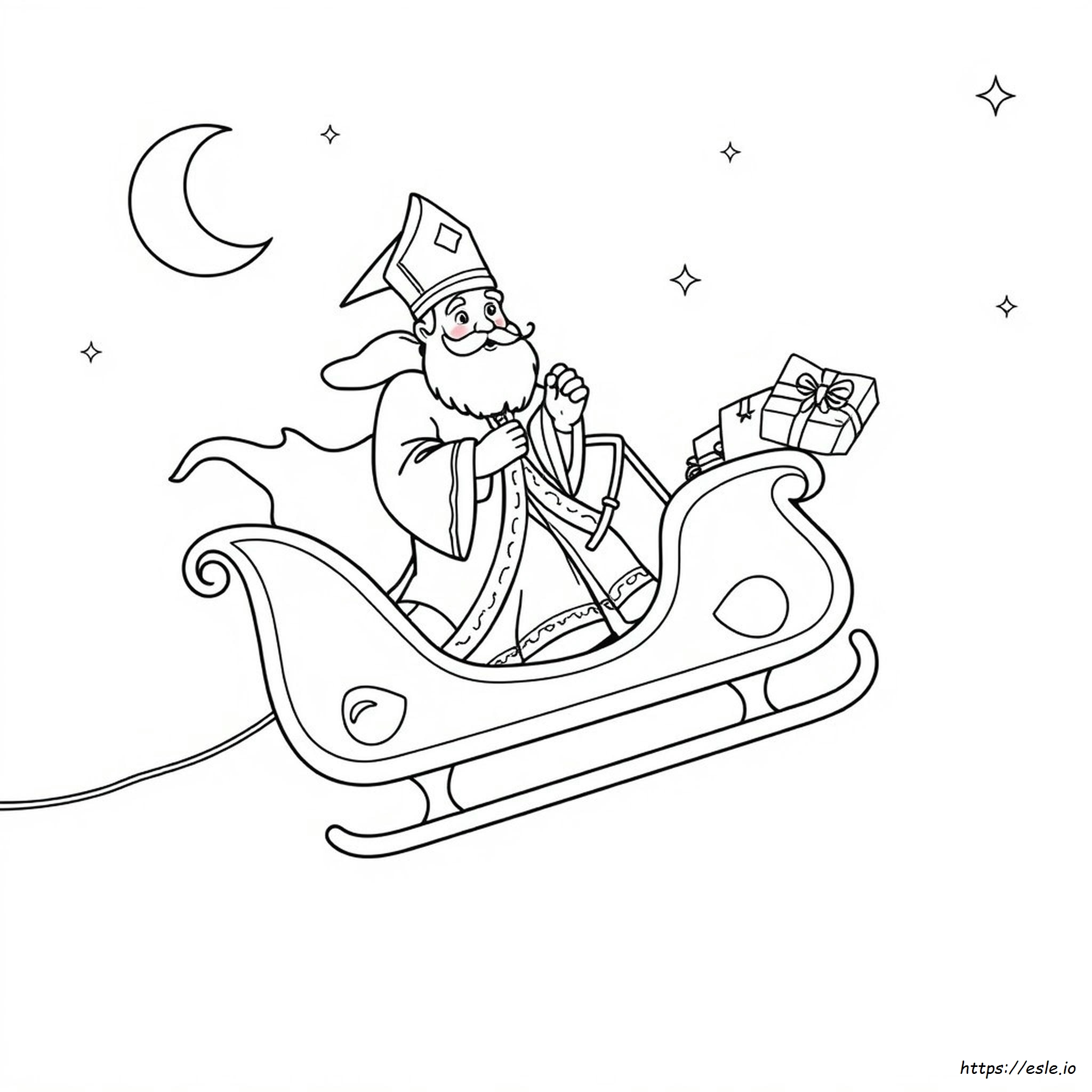 St Nicholas Coloring Page