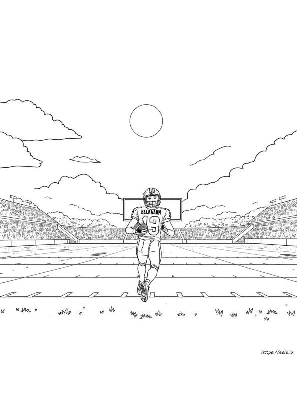 Odell Beckham Jr. Disegni Da Colorare