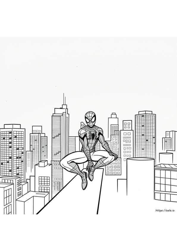 Schwarzer Anzug Spiderman Ausmalbilder