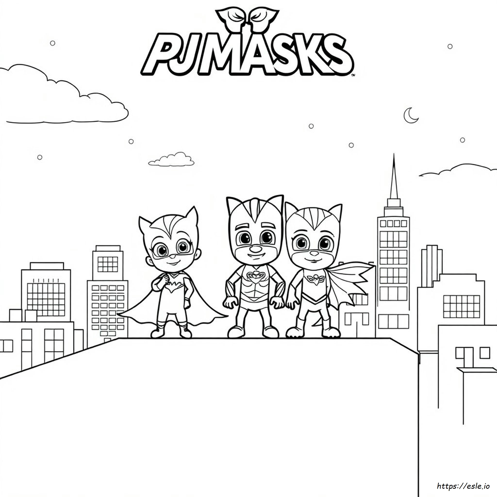 Free Printable Pj Masks Coloring Pages