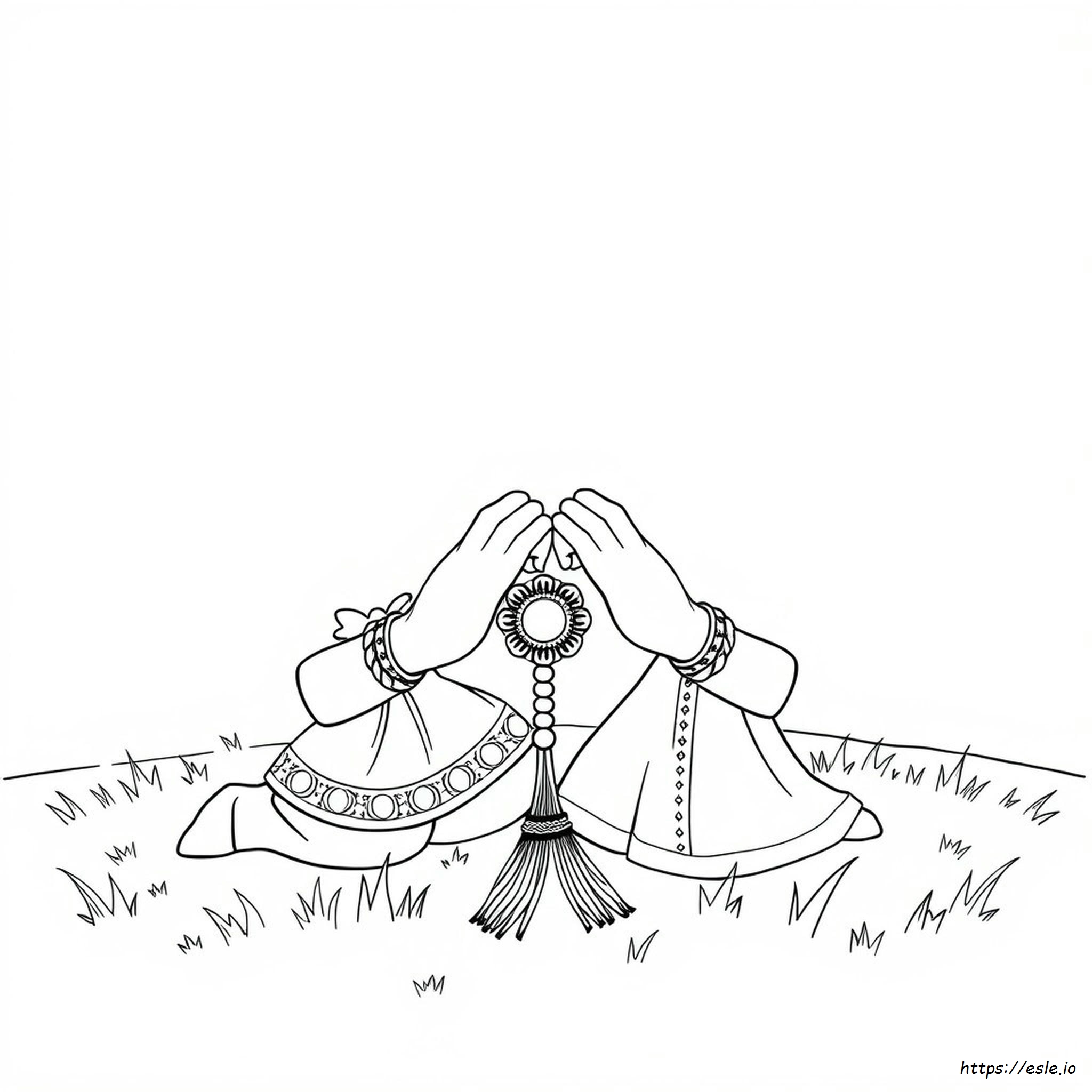 Colouring Pages Of Raksha Bandhan