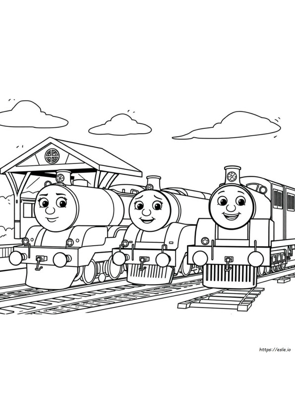 Chuggington Para Colorir E Imprimir