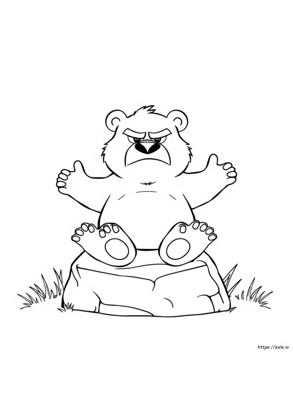 Grumble Coloring Page