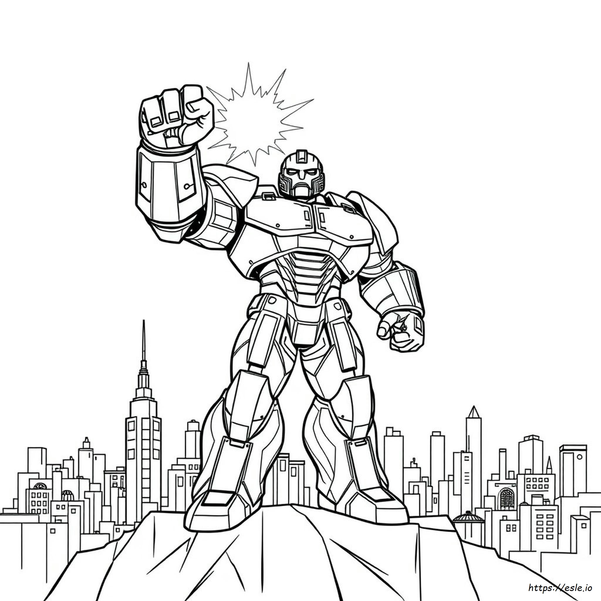 Hulkbuster Da Colorare