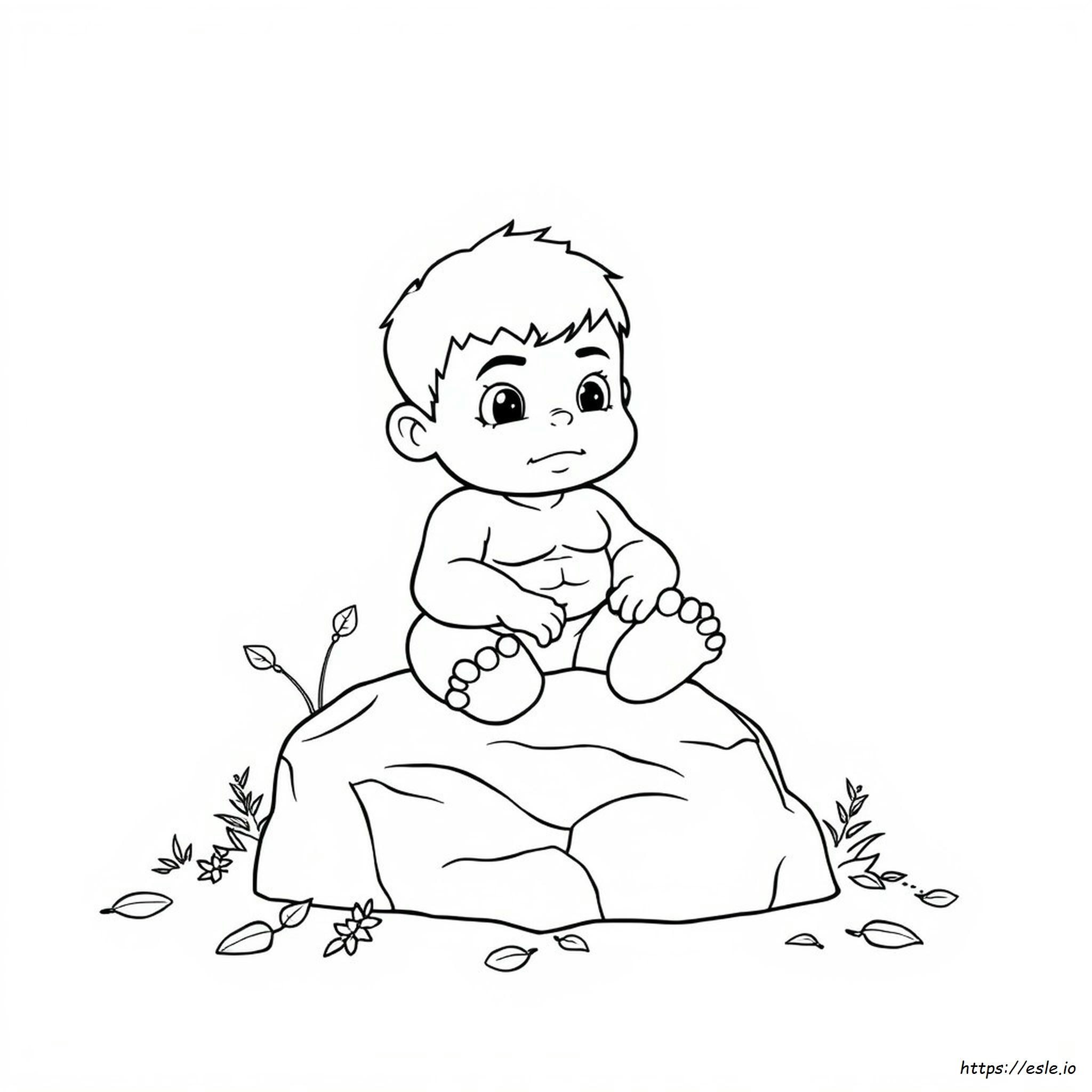 Coloring Pages Hulk Animado Bebe Para Colorear