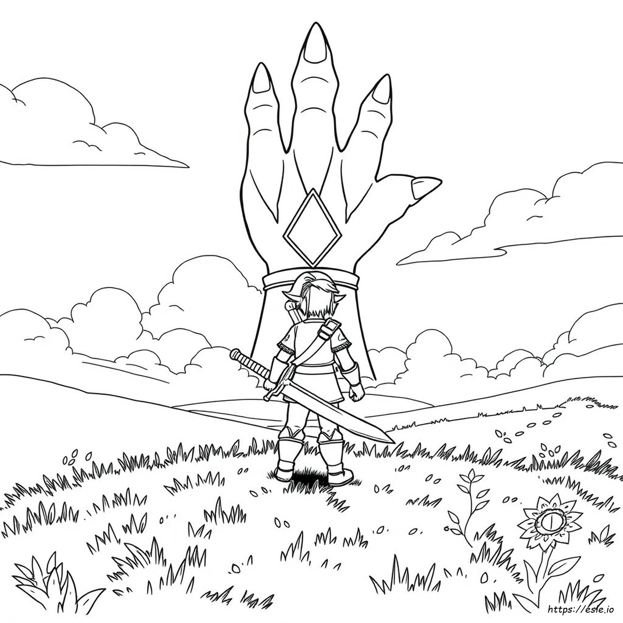 Super Smash Bros Link Coloring Pages