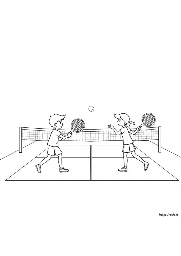 Disegni Da Colorare Di Tennis