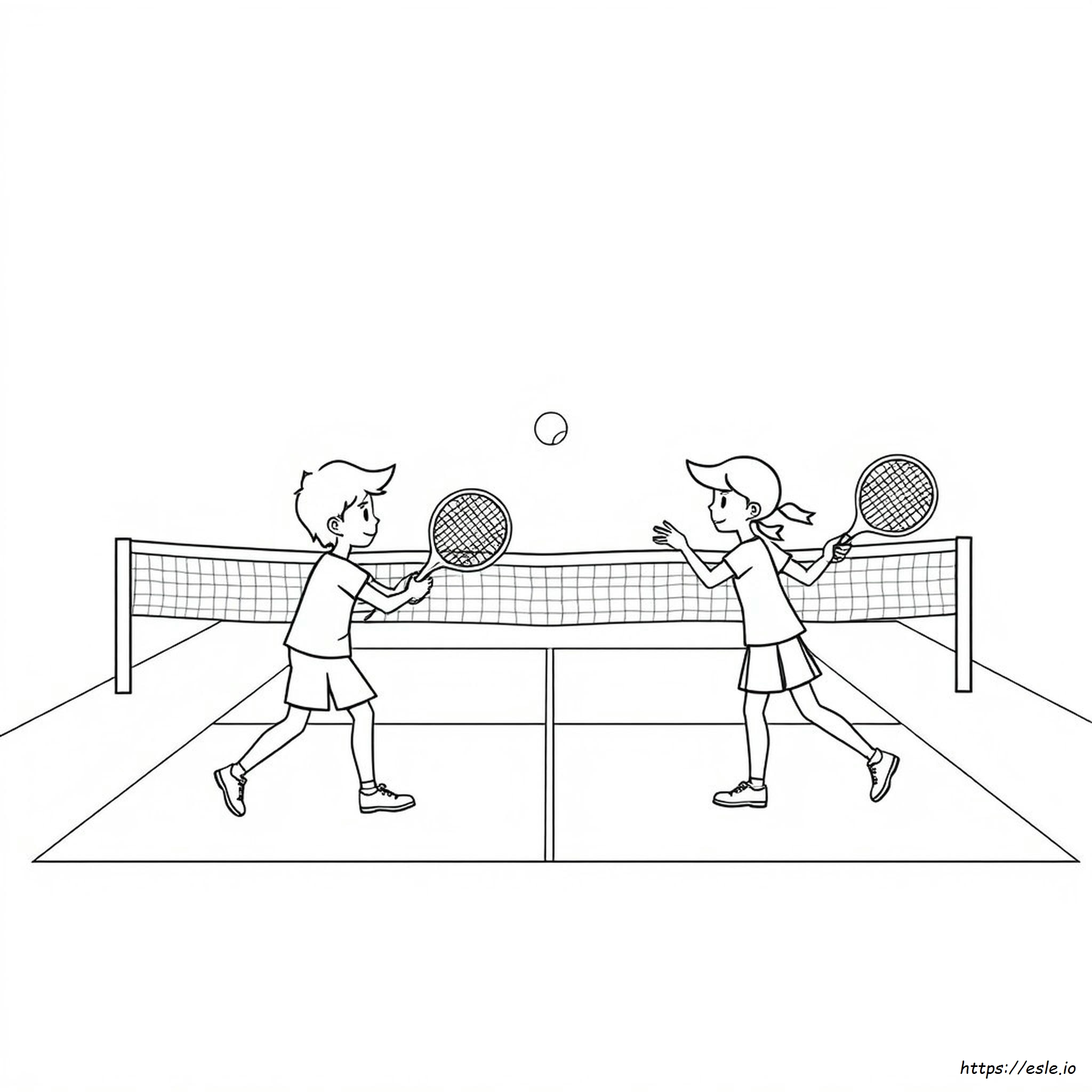Coloring Pages Of Tennis