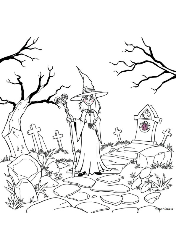 Desenhos Realistas De Bruxas Para Colorir