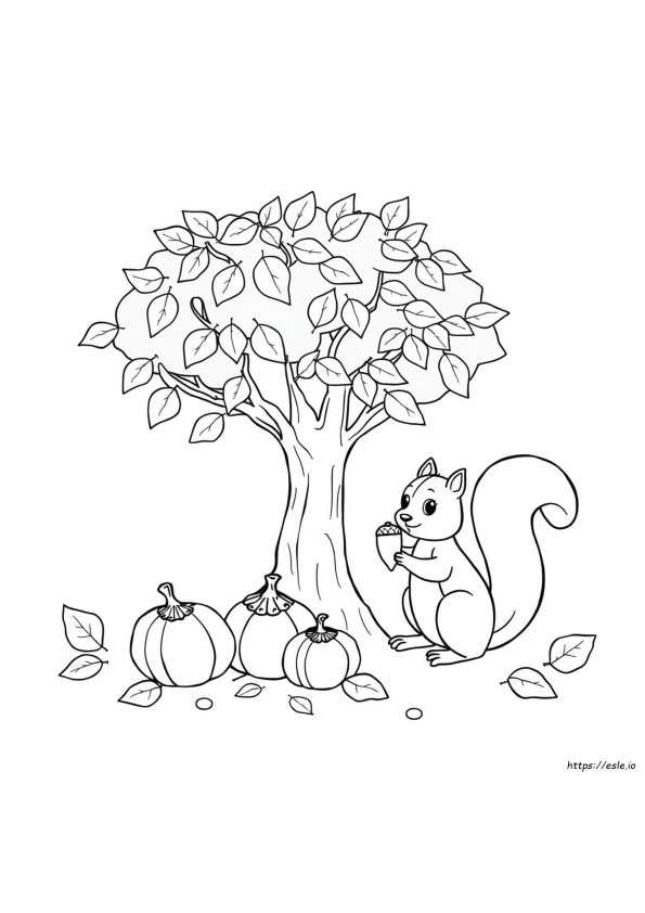 Herfst Kleurplaten Voor Kleuters