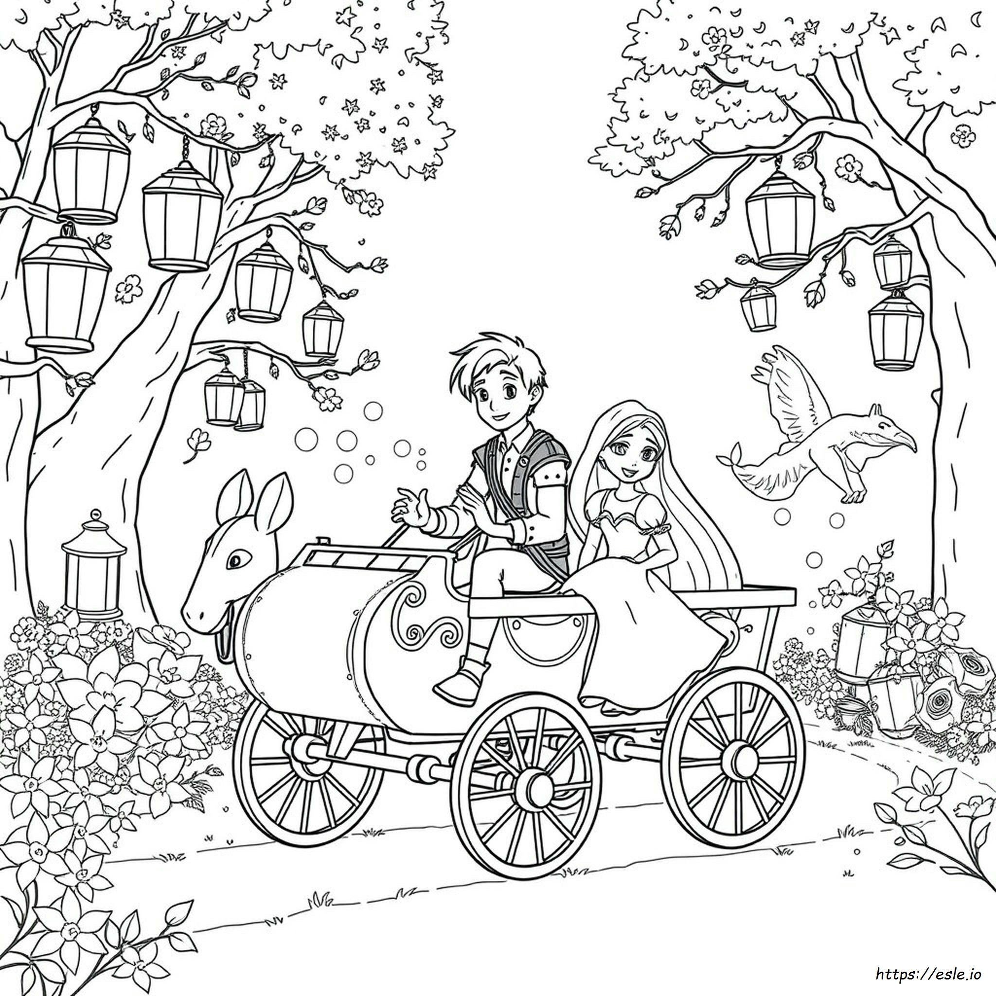 Flynn Rider Tangled Boyama Sayfaları