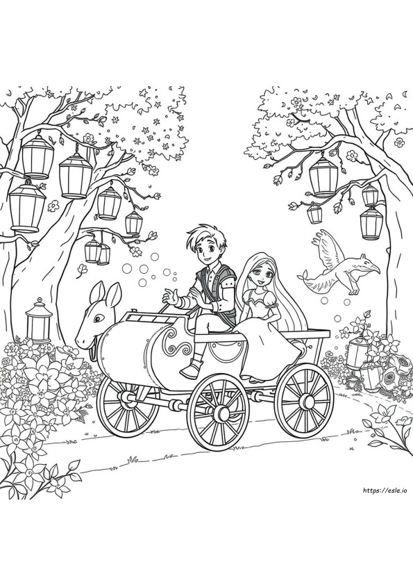 Coloriages Flynn Rider Raiponce