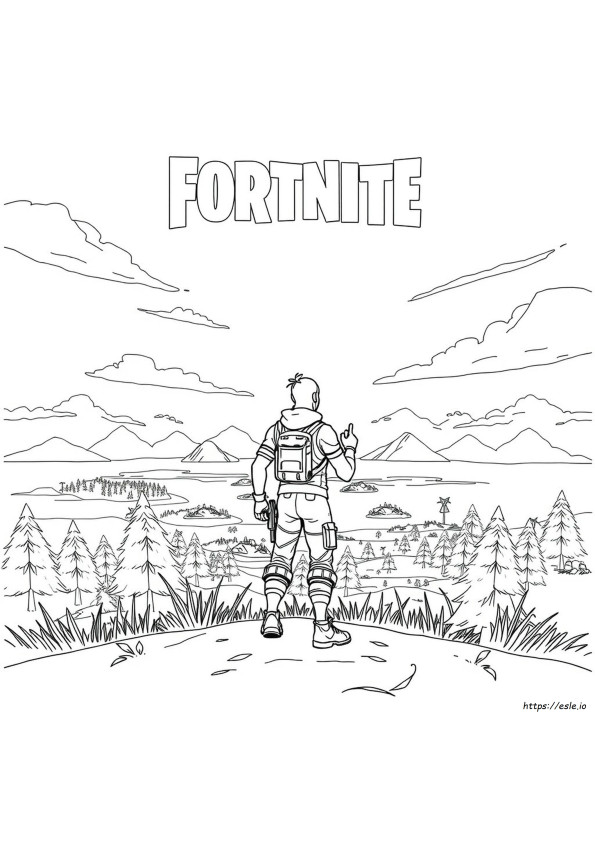 Fortnite Gambar Mewarnai Musim 6