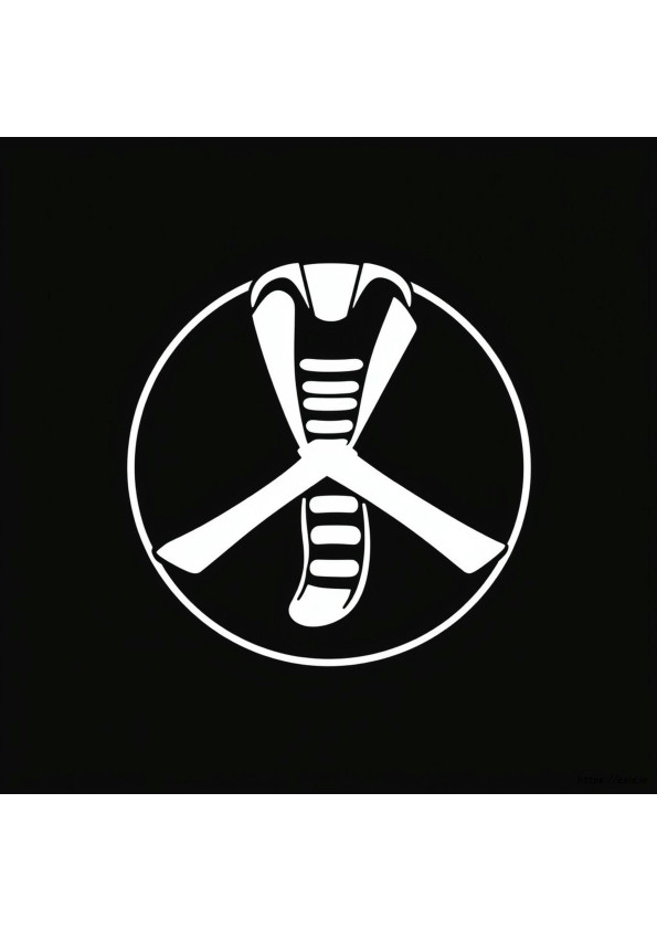Logo Cobra Kai Da Colorare