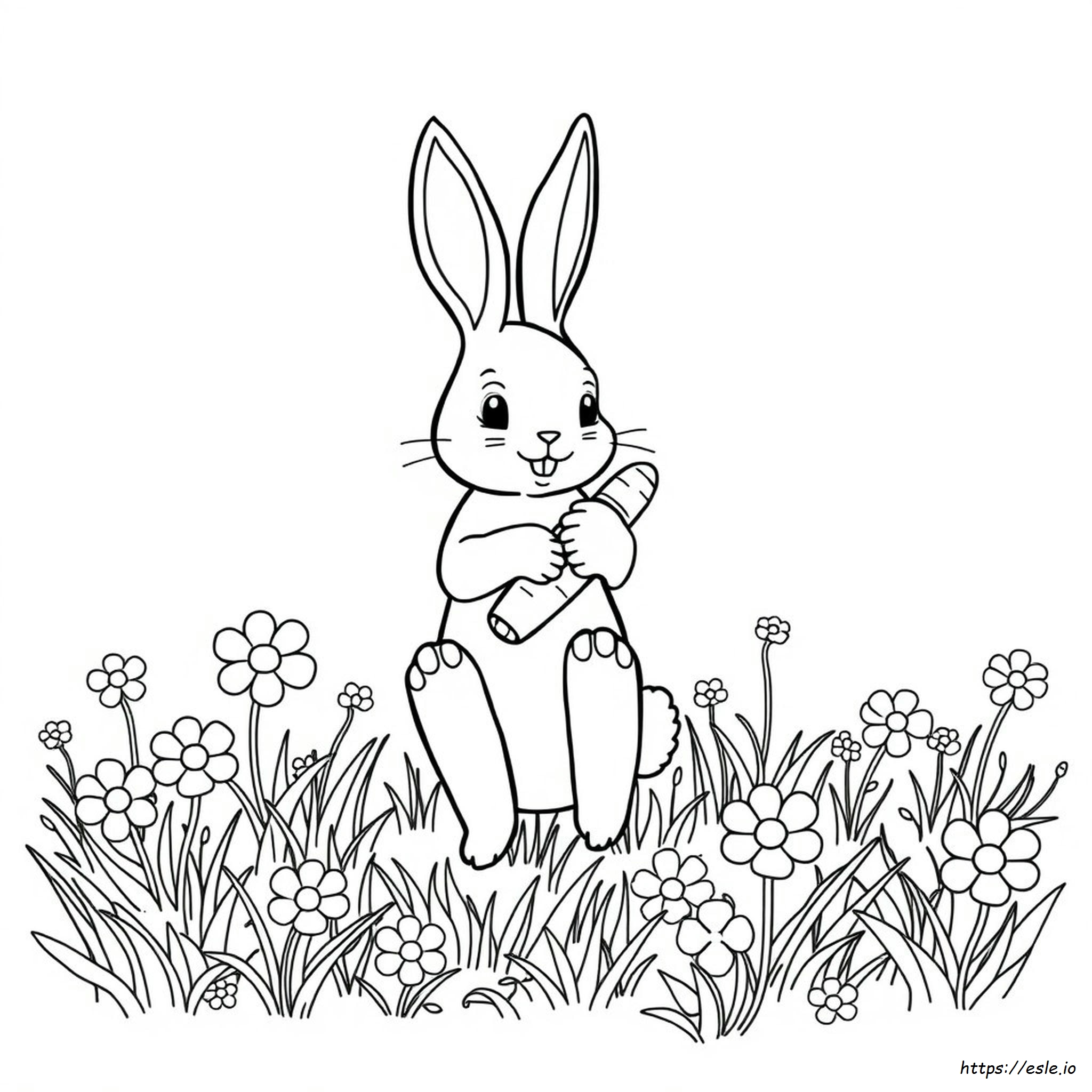 Bunny Feet Coloring Pages