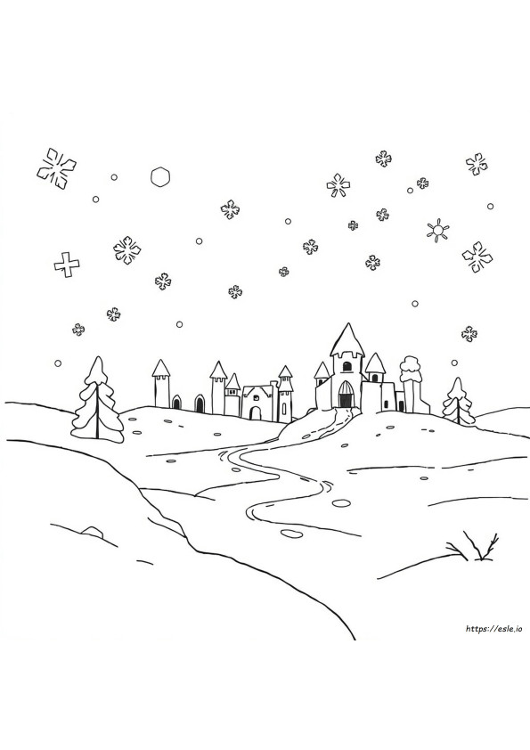 Frozen Sketch For Colouring