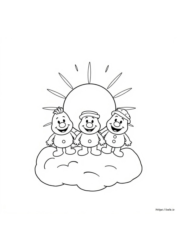 Mr. Men Para Colorear