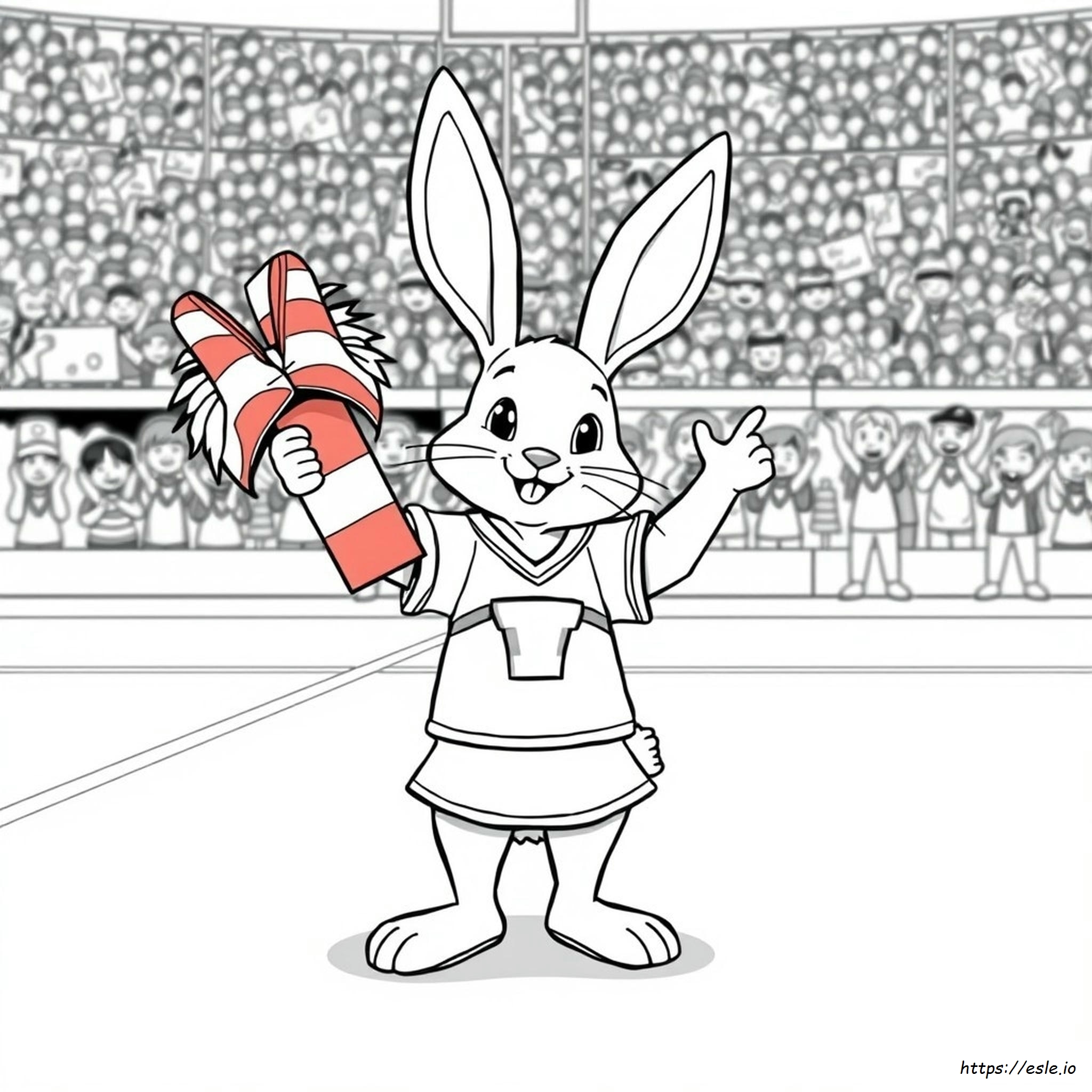 Ribbon Bow Template Cheerleading Coloring Page