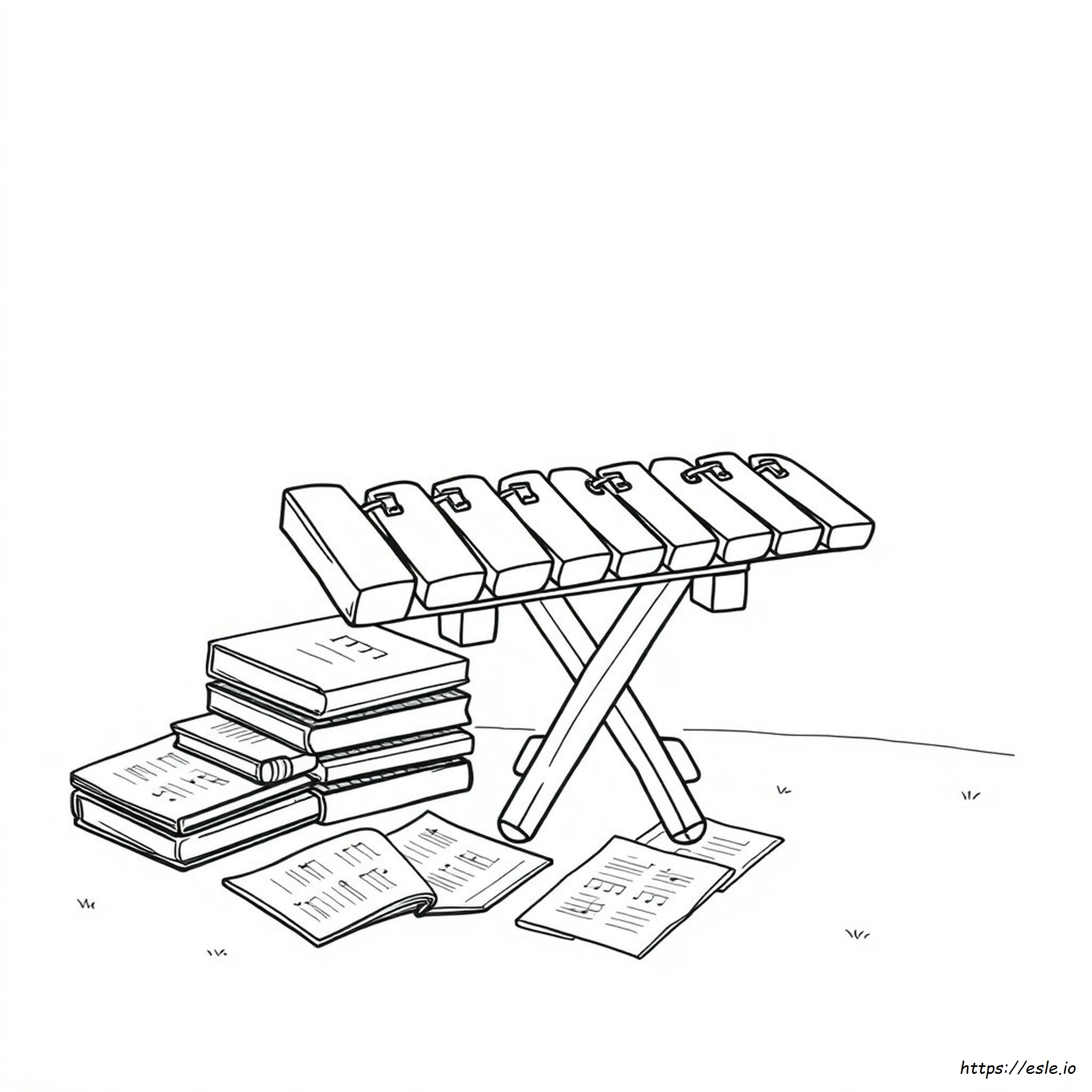 Coloring Pages Of Xylophone