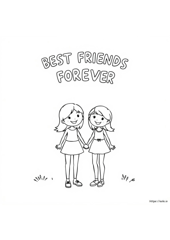 Coloring Pages For Best Friend Forever
